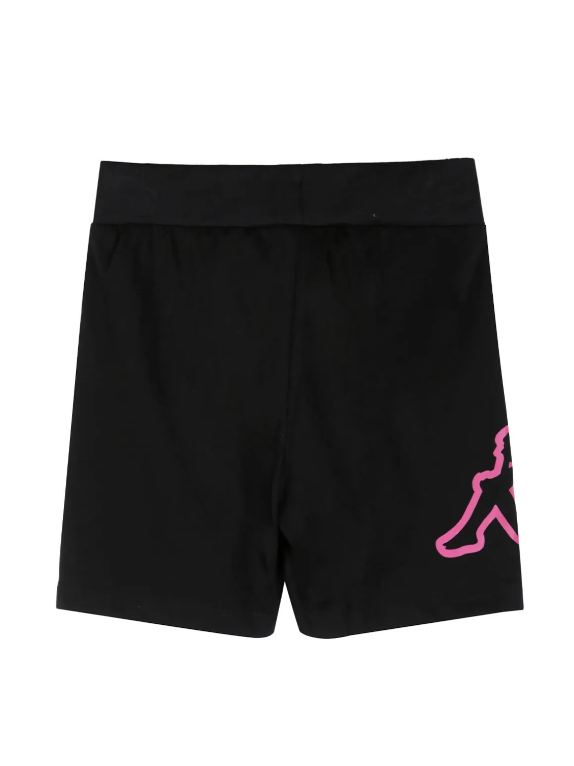 Kappa Completo corto da bambina in cotone con t-shirt e shorts - verde