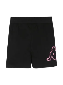 Kappa Completo corto da bambina in cotone con t-shirt e shorts - rosa