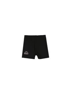 Kappa Completo corto da neonata 2 pezzi in cotone con maniche a volant e shorts - arancione
