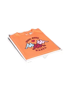 Kappa Completo corto da neonata 2 pezzi con t-shirt e shorts - arancione