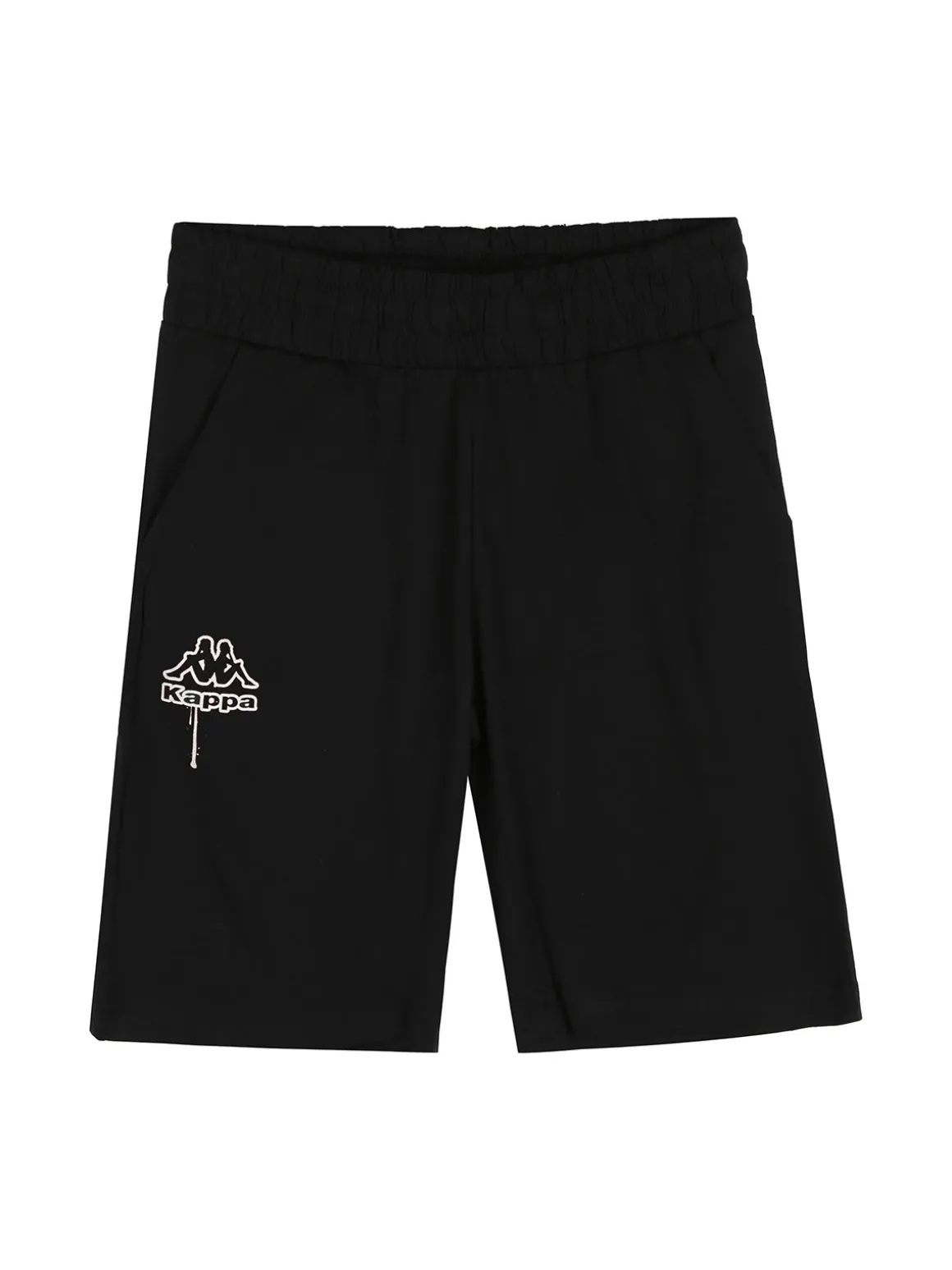 Kappa Completo corto da ragazzo in cotone con t-shirt logo e bermuda - arancione