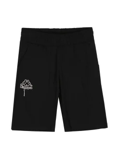 Kappa Completo corto da ragazzo in cotone con t-shirt logo e bermuda - verde