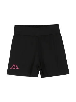 Kappa Completo corto da ragazza in cotone con t-shirt mimetica e shorts - giallo