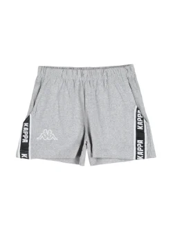 Kappa Completo corto in cotone da ragazza con t-shirt e shorts - nero