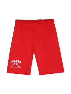 Kappa Completo corto 2 pezzi da bambino con t-shirt mimetica e bermuda - rosso