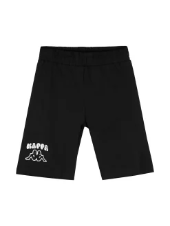 Kappa Completo corto 2 pezzi da ragazzo con t-shirt mimetica e bermuda - bianco