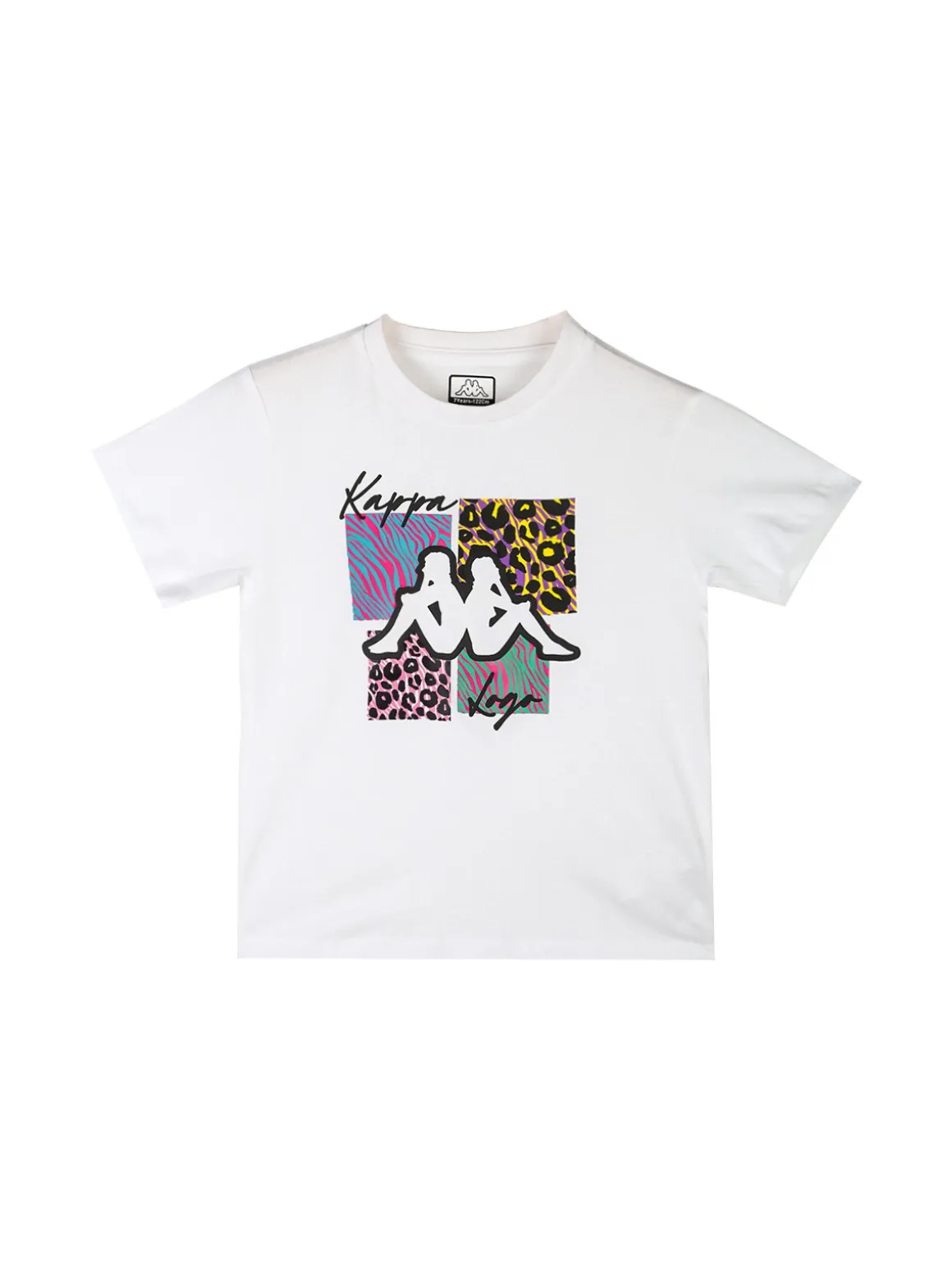 Kappa Completo corto 2 pezzi in cotone da bambina con t-shirt e shorts