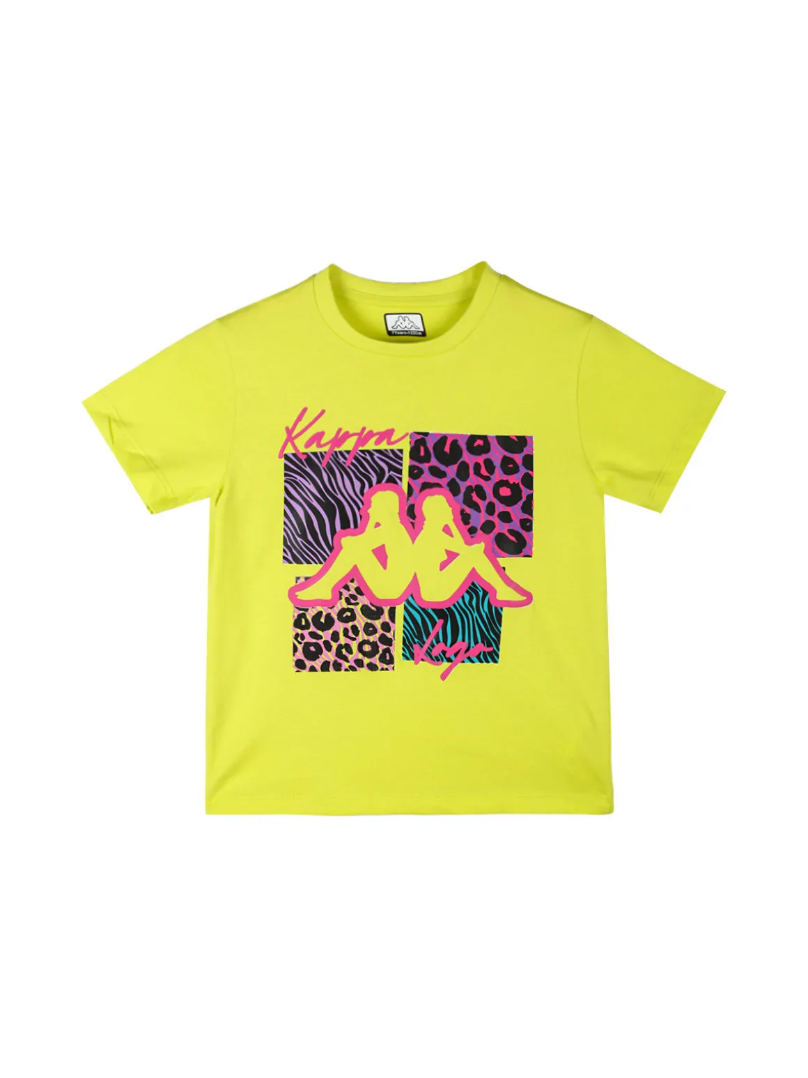 Kappa Completo corto 2 pezzi in cotone da bambina con t-shirt e shorts