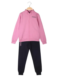 Kappa Completo da bambina 2 pezzi con zip - rosa