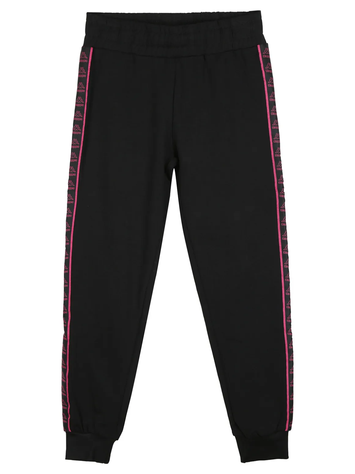 Kappa Completo da bambina 3 pezzi con felpa cropped e top con logo - fucsia