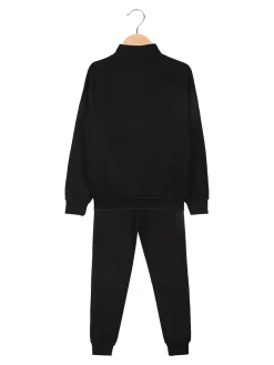 Kappa Completo da bambina 2 pezzi con zip - nero