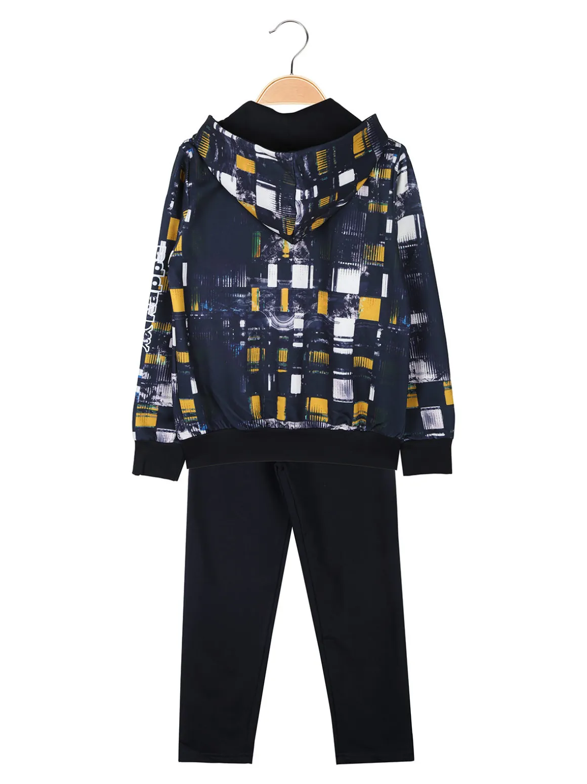 Kappa Completo da bambino 2 pezzi con cappuccio e zip - blu scuro