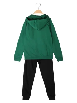Kappa Completo da bambino 2 pezzi con cappuccio - verde