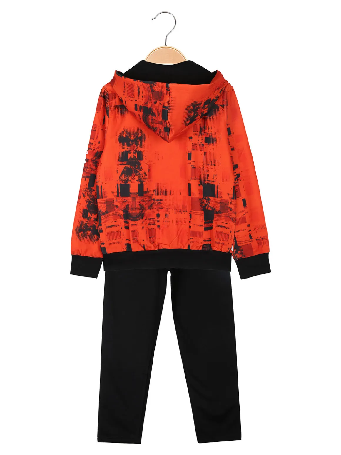 Kappa Completo da bambino 2 pezzi con cappuccio e zip - arancione