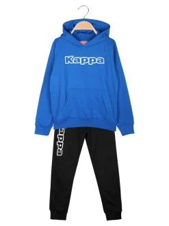 Kappa Completo da ragazzo 2 pezzi con cappuccio - blu