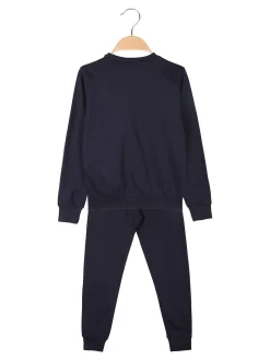 Kappa Completo girocollo da bambina 2 pezzi - blu scuro
