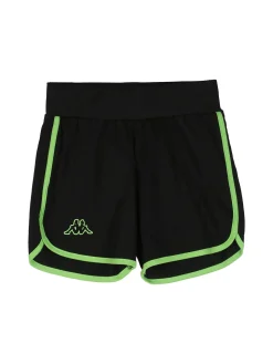 Kappa Completo smanicato da ragazza in cotone con canotta cropped e shorts - verde