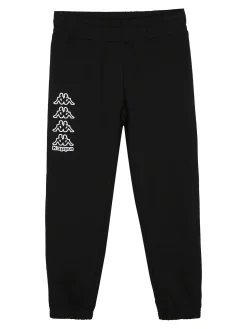 Kappa Completo tuta da bambina con felpa cropp e pantaloni in cotone - verde