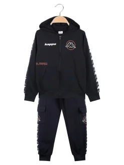 Kappa Completo tuta da bambino con cappuccio e zip