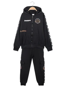 Kappa Completo tuta da bambino con cappuccio e zip
