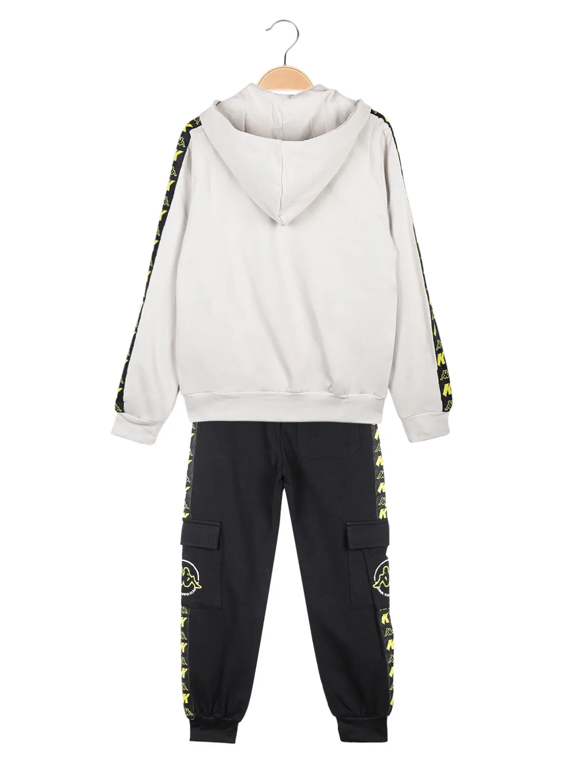 Kappa Completo tuta da bambino con cappuccio e zip