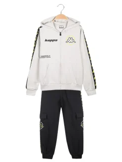 Kappa Completo tuta da bambino con cappuccio e zip