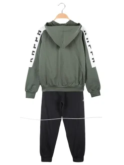 Kappa Completo tuta da bambino con cappuccio e zip