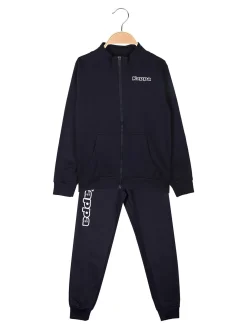 Kappa Completo tuta da bambino 2 pezzi con zip - blu scuro