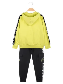 Kappa Completo tuta da bambino con cappuccio e zip