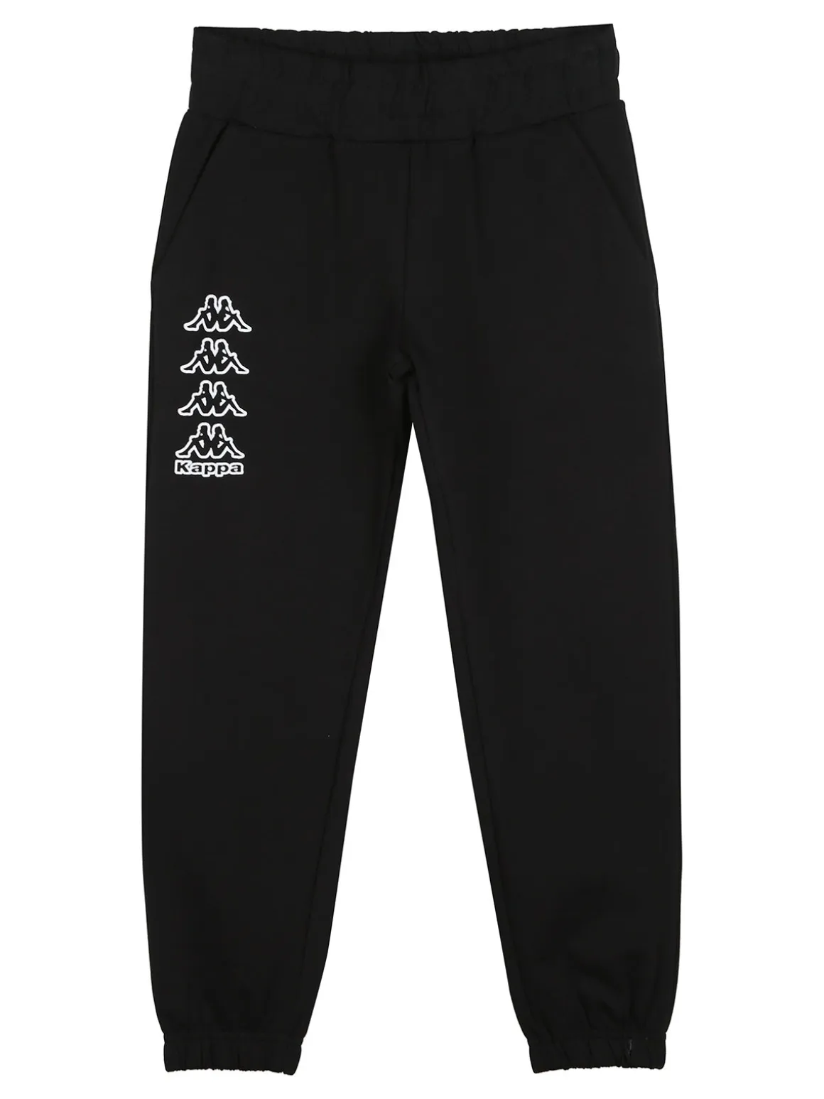 Kappa Completo tuta da ragazza con felpa cropp e pantaloni in cotone - rosa