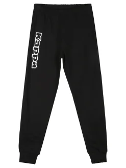 Kappa Completo tuta da ragazza 2 pezzi con cappuccio e zip - nero