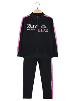 Kappa Completo tuta 2 pezzi da bambina con zip - blu scuro