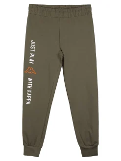 Kappa Completo tuta 2 pezzi da bambino in cotone con cappuccio - bianco