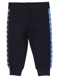 Kappa Completo tuta 2 pezzi da neonato in cotone con cappuccio e zip - rosso