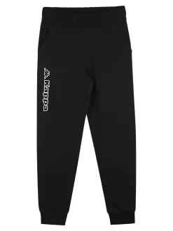 Kappa Completo tuta 2 pezzi da ragazzo con logo - nero