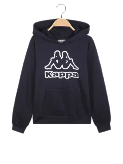 Kappa Felpa da ragazzo con cappuccio in cotone felpato