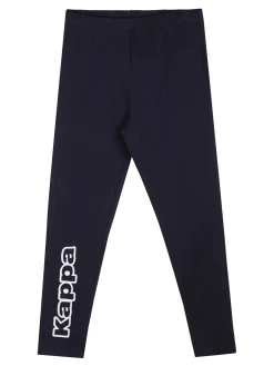 Kappa Leggings sportivo da ragazza con logo sul fondo