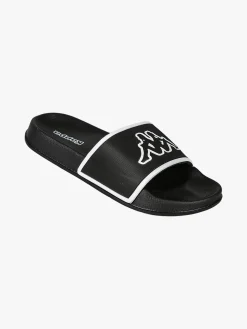 Kappa LOGO FLIP Ciabatte da bambini a fascia con logo - nero