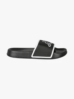 Kappa LOGO FLIP Ciabatte da bambini a fascia con logo - nero