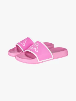 Kappa LOGO FLIP Ciabatte da ragazza a fascia con logo - rosa