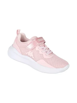 Kappa LOGO KOFY Sneakers sportive da ragazza in mesh con chiusura a strappo - rosa
