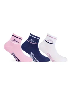 Kappa 3 Paia di calze corte da bambina