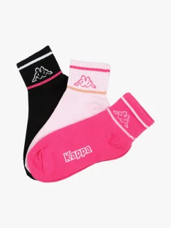 Kappa 3 Paia di calze corte da bambina