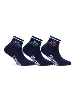Kappa 3 Paia di calze corte da bambino