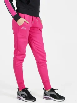 Kappa Pantaloni sportivi da donna con interno felpato e polsini