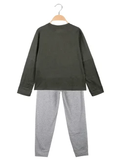 Kappa Pigiama lungo da ragazzo in misto cotone