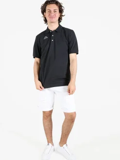 Kappa Polo da uomo in cotone a manica corta con logo