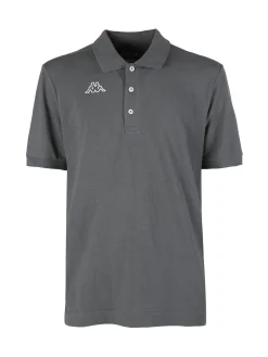 Kappa Polo da uomo in cotone a manica corta con logo