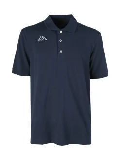Kappa Polo da uomo in cotone a manica corta con logo