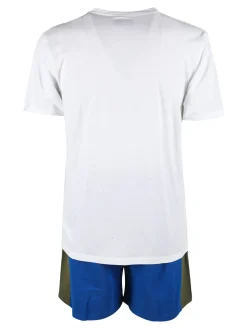 Kappa Set corto da uomo in cotone con t-shirt e bermuda in felpa